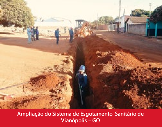 Ampliação do Sistema de Esgotamento Sanitário de Vianópolis – GO (Iniciada em 2015).fw