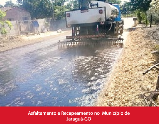 Asfaltamento e Recapeamento no Município de Jaraguá-GO (Iniciada em 2016).fw