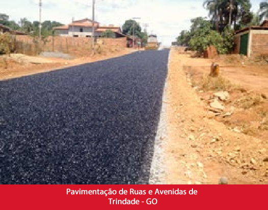 Pavimentação de Ruas e Avenidas de Trindade - GO (Iniciada em 2014).fw