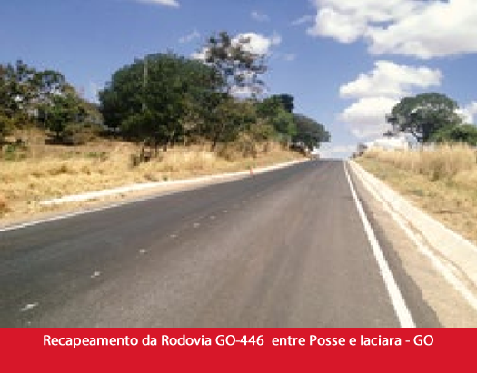 Recapeamento da Rodovia GO-446 entre Posse e Iaciara - GO.fw