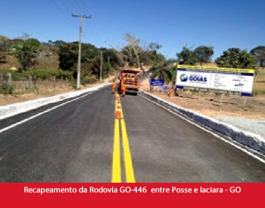 Recapeamento da Rodovia GO-446 entre Posse e Iaciara - GO1.fw